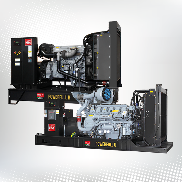 Groupe électrogène ouvert